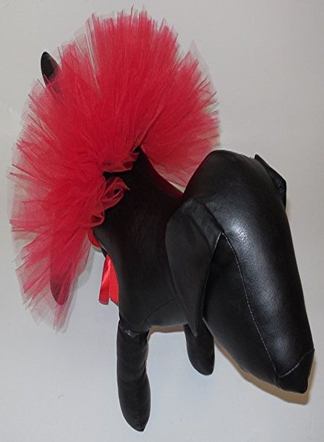 Pawpatu Handcrafted in USA Red Tulle Tutu for Small Dogs - Image 2